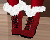 Fur Red Christmas Boots