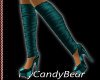 !MCB!Neon Blue Boots