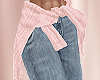 T- Waist Sweater pink