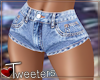Lite Blue Denim Shorts