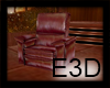 E3D -Brown Leather Chair