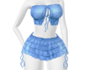 🌸Livia blue set