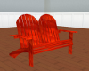 (B.A.H) Red Patio Seat