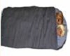 gray sleeping bag