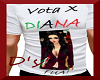 Vota x Diana playera