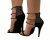 Black/Gold Heels