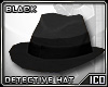 ICO Black Detective Hat