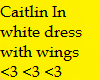 Caitlin White Dress Wing