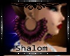 azteka earring blk/pink