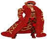 Knit/Red Fur Coat BM