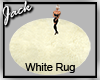 Round White Rug