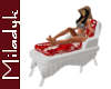 MLK Cab White Chaise