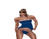 Royal Blue Babydoll