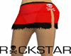 red/black mini skirt