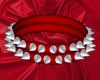 Red Spike Collar {M}