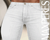 Plaid White Jeans