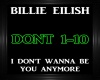 Billie Eilish~I Don't Wa