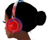 Female Boricua headphone