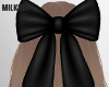 Bow Cute Black