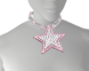 pink star chain