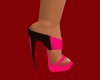 shoes pink  black