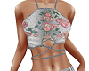 TF* Gray Halter Floral