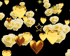 love effect gold heart