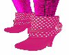 *F70 Hot Pink Ankle Boot