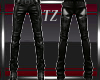 Black Dub Leather Pants 