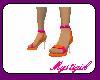 Pink'n'orange heels
