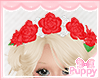 [Pup] Red Rose Headdress