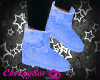 !Cs Blue Fuzzy Ugg Boots