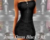 Jeans Dress Black - RL