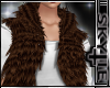 Fur/Vest Top (Brown