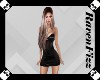 Pvc Mini Dress Black