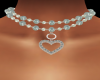 Jade Pearl Heart Choker