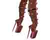 pole dancer shoes pink