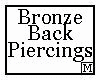 Bronze Back Piercings M