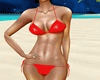 Maui  Bikini Red