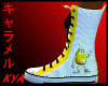 {KYA}Yellow M&M Converse