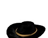 gold and balck Hat