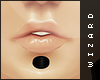 & stretched labret blk