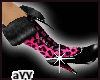 aYY-leopard Boots B&PinK