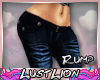 (L)Beast Rump: Blue