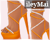 i| Orange Lux Heels