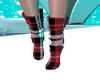 BR) Red Plaid Boots