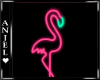 A♥ Neon Flamingo Light