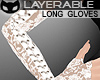[SIN] Lacy Gloves White