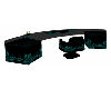 Exec Flame Desk in Teal