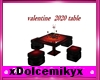 valentine 2020  table